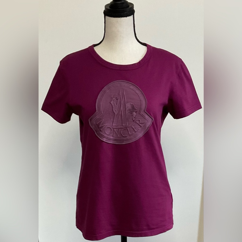 Moncler Women's Rich Purple Short Sleeve Tee
